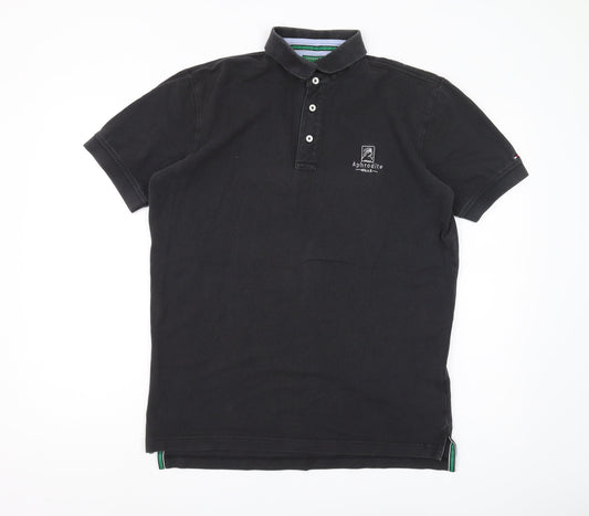 Tommy Hilfiger Men's Black M Polo Shirt for Golf