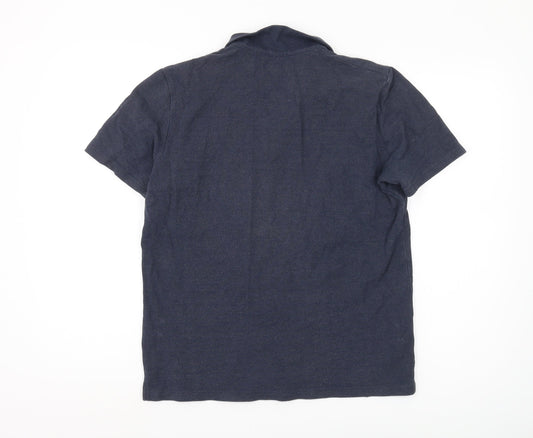 Reiss Men's Blue Polo Shirt Medium Casual