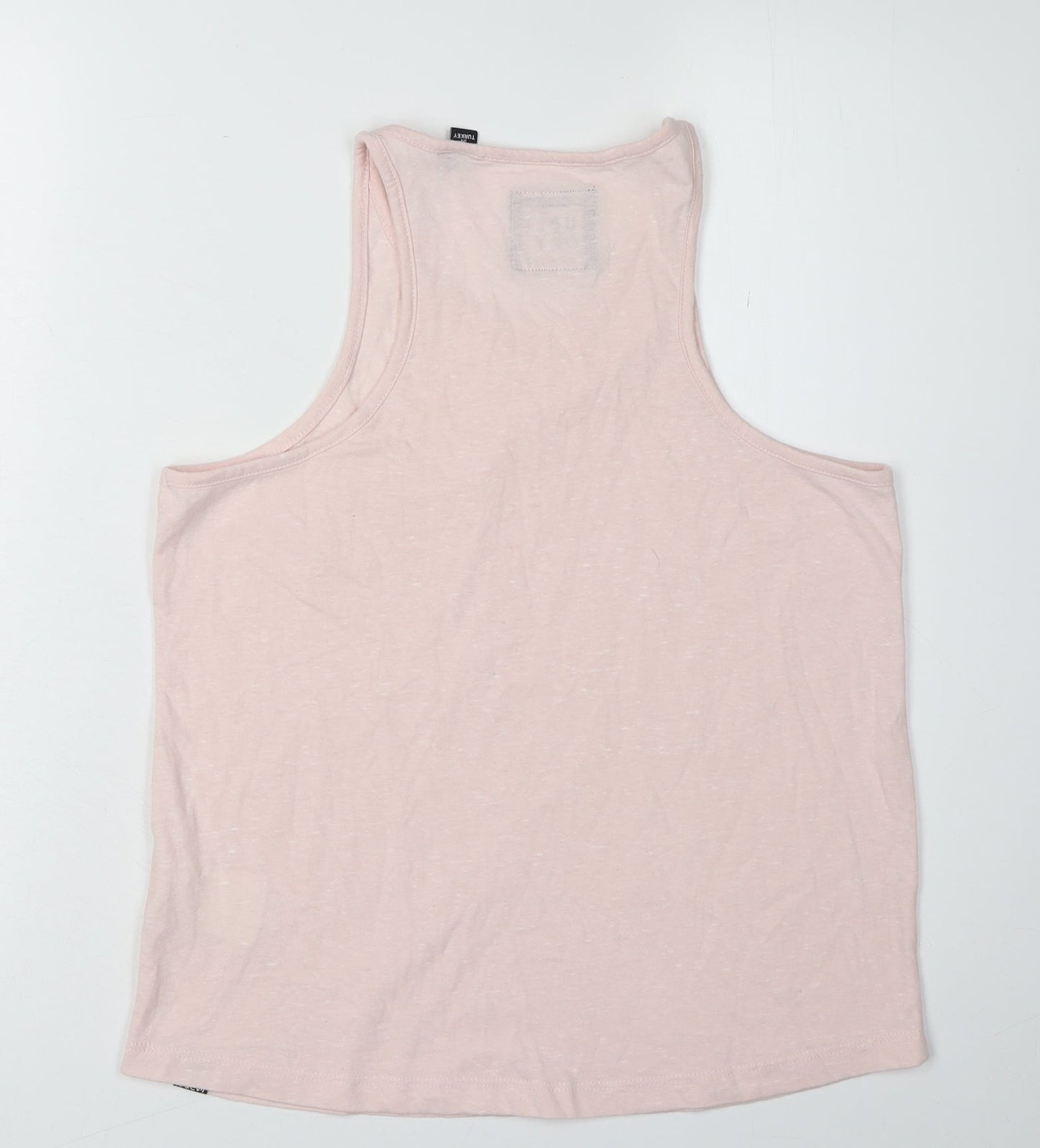 Superdry Women's Pink Tank Top - Size 8, Cotton Blend