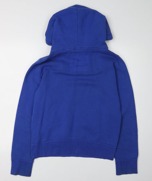 Hollister Unisex Blue Pullover Hoodie S