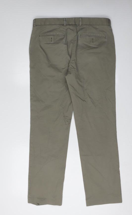 Charles Tyrwhitt Men's Beige Chino Trousers, Size L