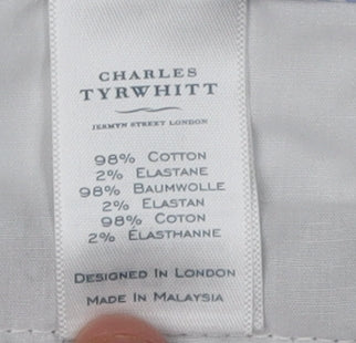 Charles Tyrwhitt Men's Beige Chino Trousers, Size L