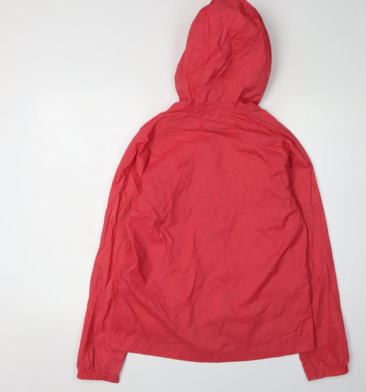Fatface Women's Red Basic Hooded Jacket Size 10