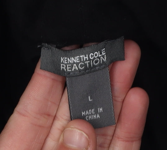 Kenneth Cole Reaction Women's Black Large Cowl Neck T-Shirt