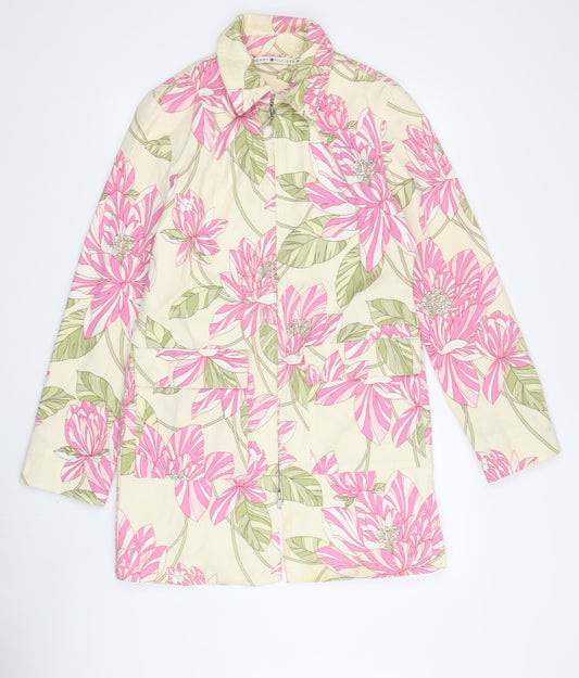 Tommy Hilfiger Women's Floral Cotton Jacket M Multicoloured