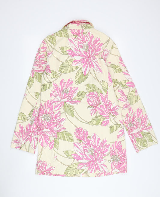 Tommy Hilfiger Women's Floral Cotton Jacket M Multicoloured