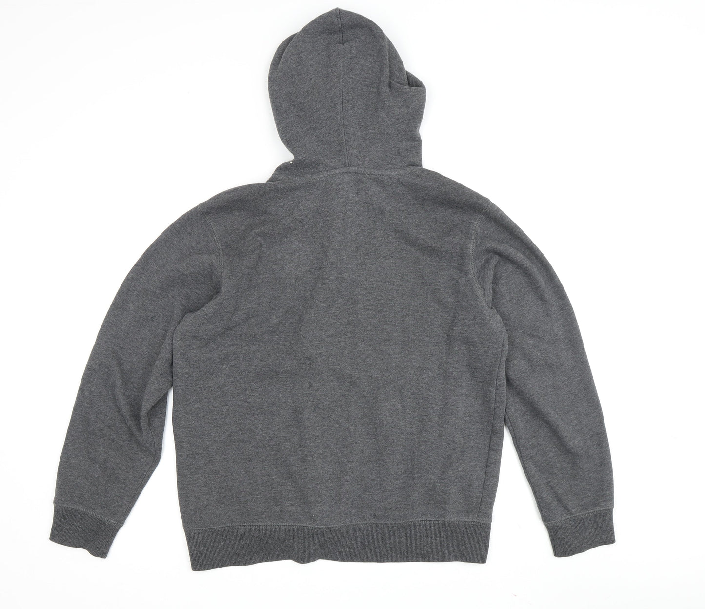 Champion Unisex Grey Hoodie L Pullover Logo Casual