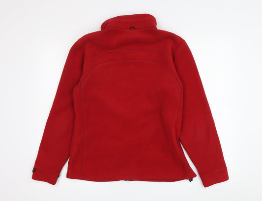 Lowe Alpine Women Red Fleece Jacket Size S Outdoor