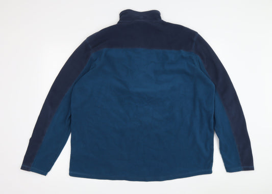 Mountain Warehouse Men's Blue Fleece Pullover L