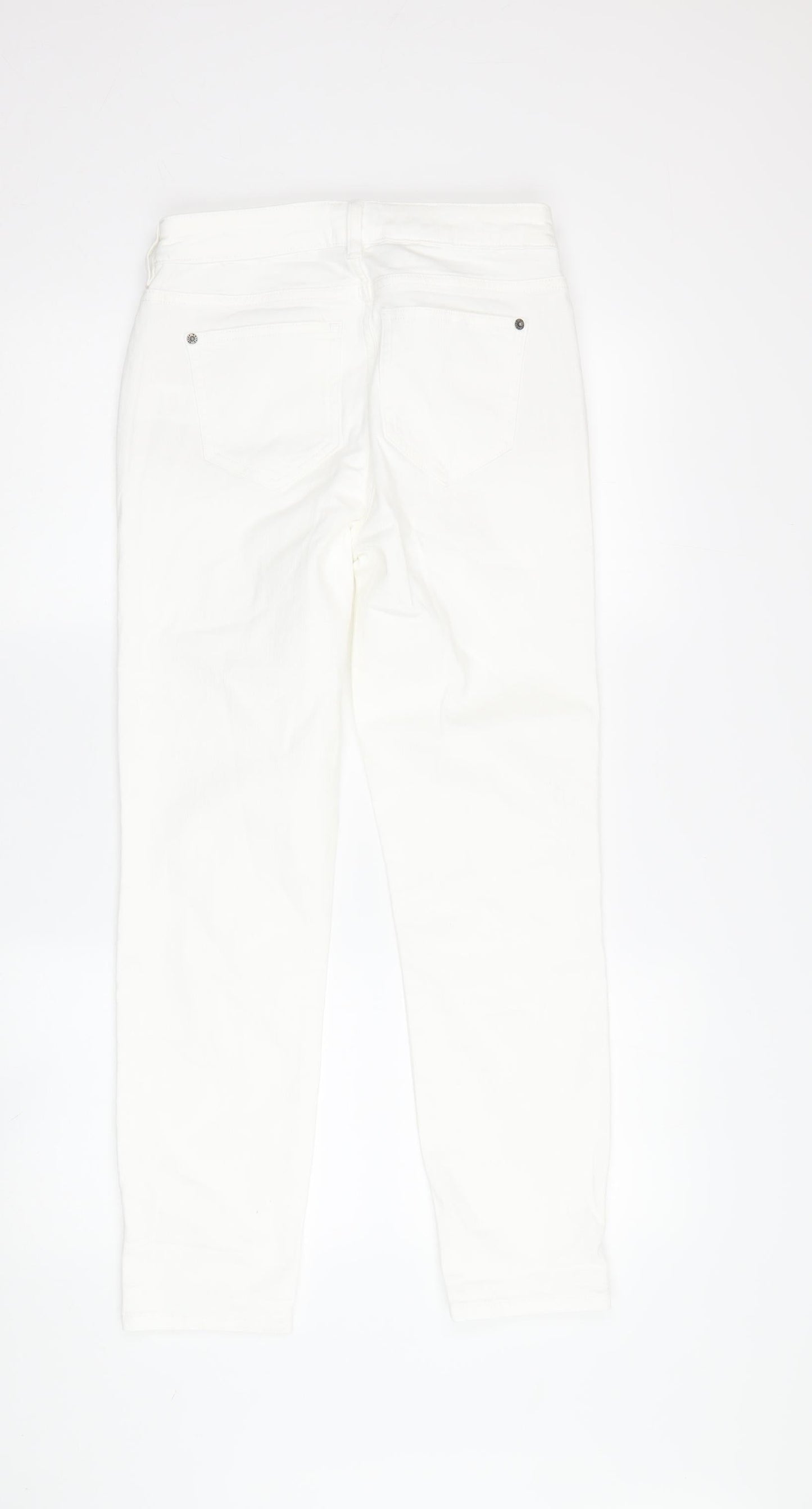 White Stuff Women's White Straight Jeans Size 6