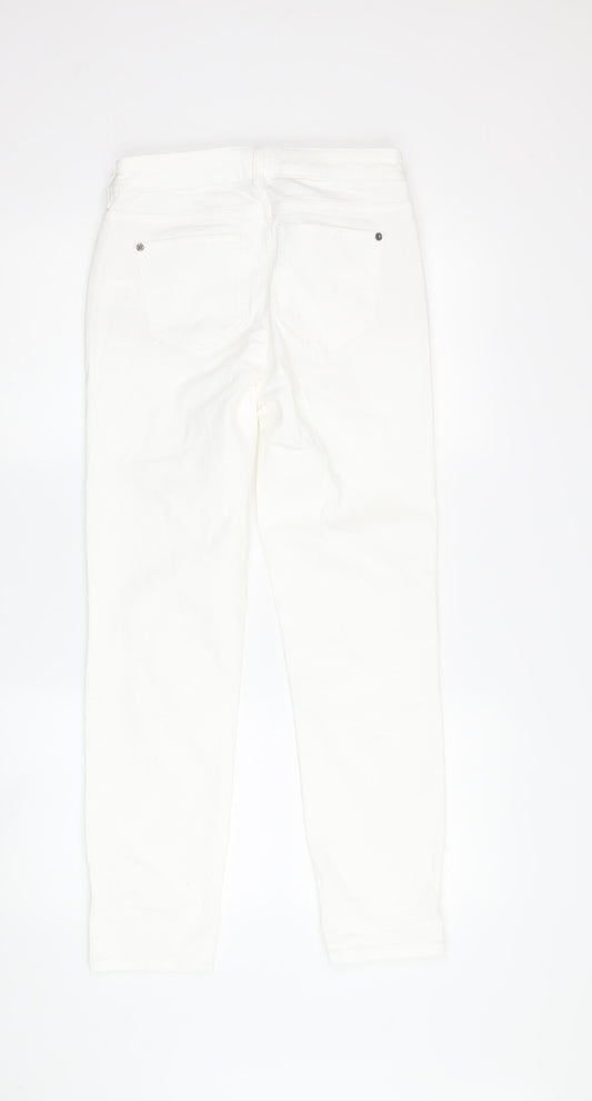 White Stuff Women's White Straight Jeans Size 6