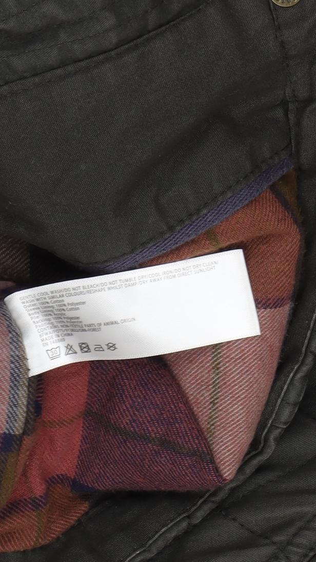 FatFace Quilted Hooded Jacket, Green, Size 10 - Women's