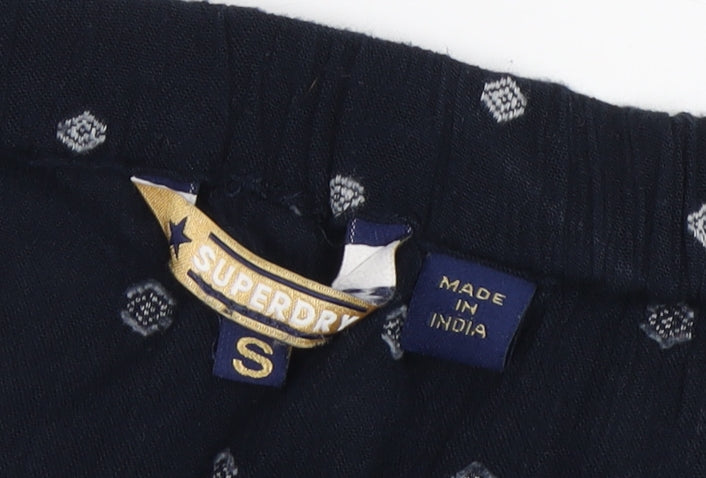 Superdry Women's Blue Off the Shoulder Blouse S