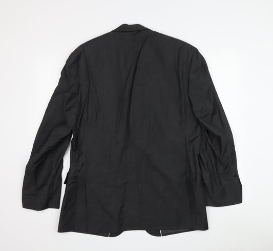 Jeff Banks Men's Black Suit Jacket 38 Short Classic Fit