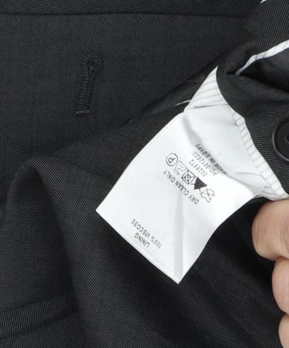 Jeff Banks Men's Black Suit Jacket 38 Short Classic Fit