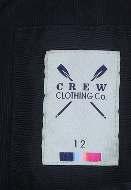 Crew Clothing Co. Women's Black Quilted Waistcoat Size 12