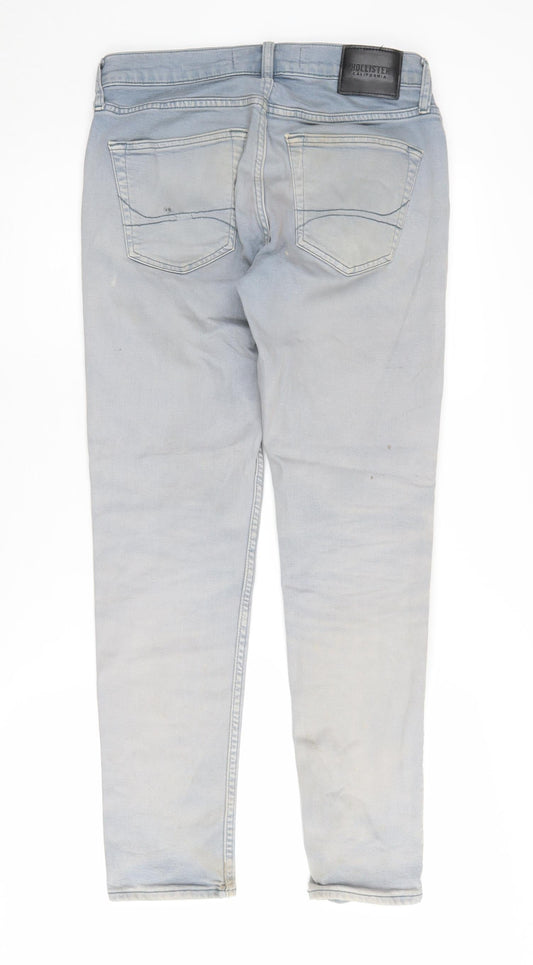 Hollister Men's Grey Skinny Jeans Size 29 - Stretch Denim