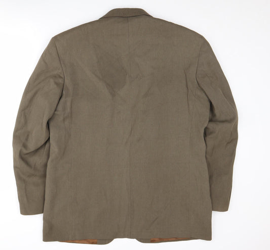 Principles Men's Brown Blazer 42R Single-Breasted Classic