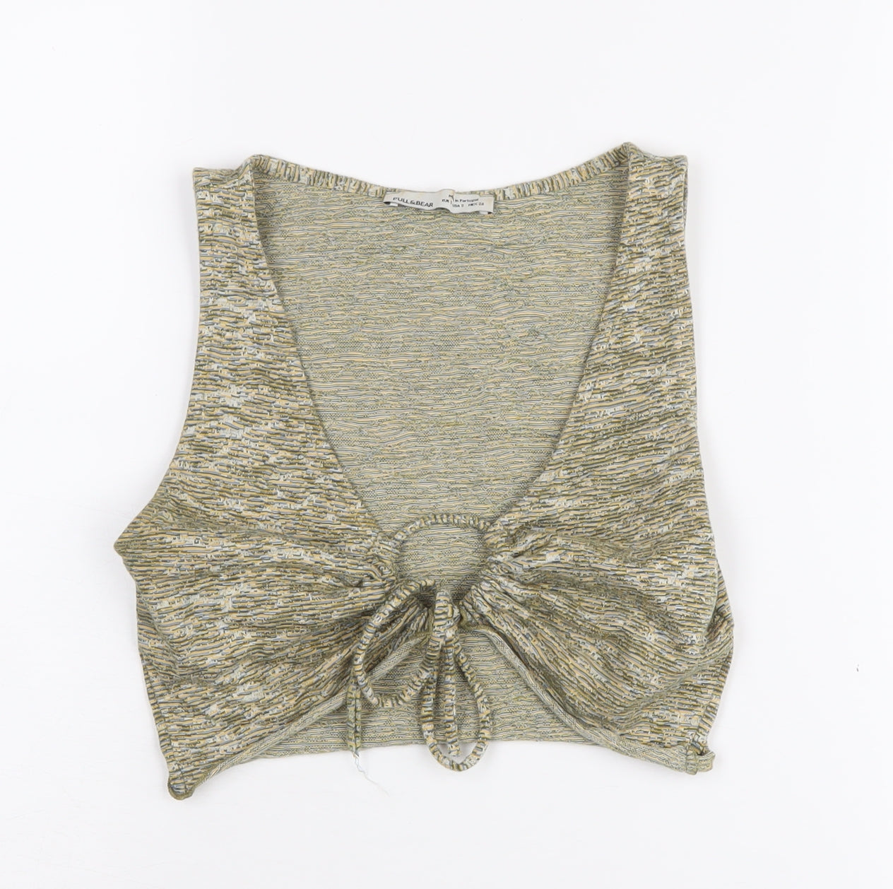Pull & Bear Women's Multicoloured Cropped Tank Top