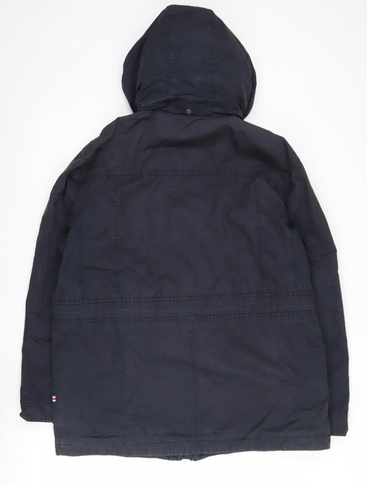 Maine New England Men's Black Parka Jacket L
