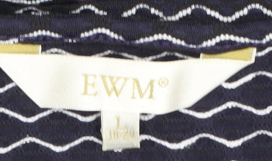 EWM Women's Multicoloured Geometric Top Size L
