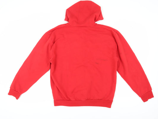 Slazenger Men's Red L Full Zip Hoodie with Pockets