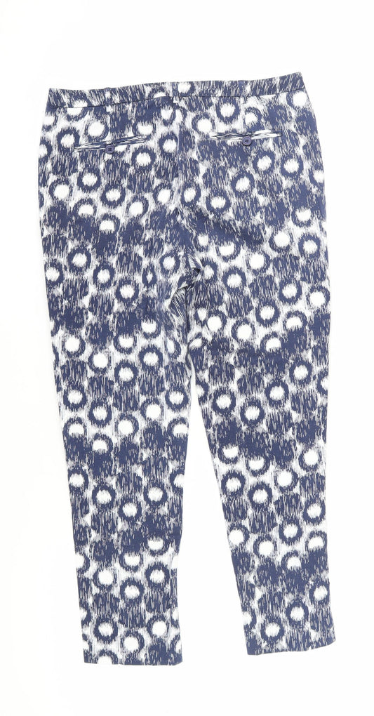 Fenn Wright Manson Women’s Blue Geometric Trousers M