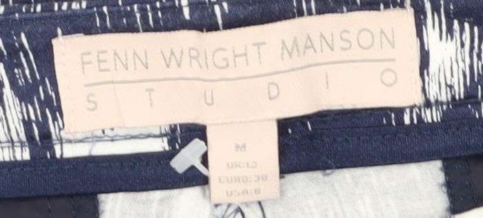 Fenn Wright Manson Women’s Blue Geometric Trousers M