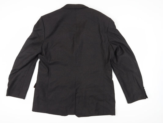 Marks & Spencer Men's Brown Wool Blazer 44 Long