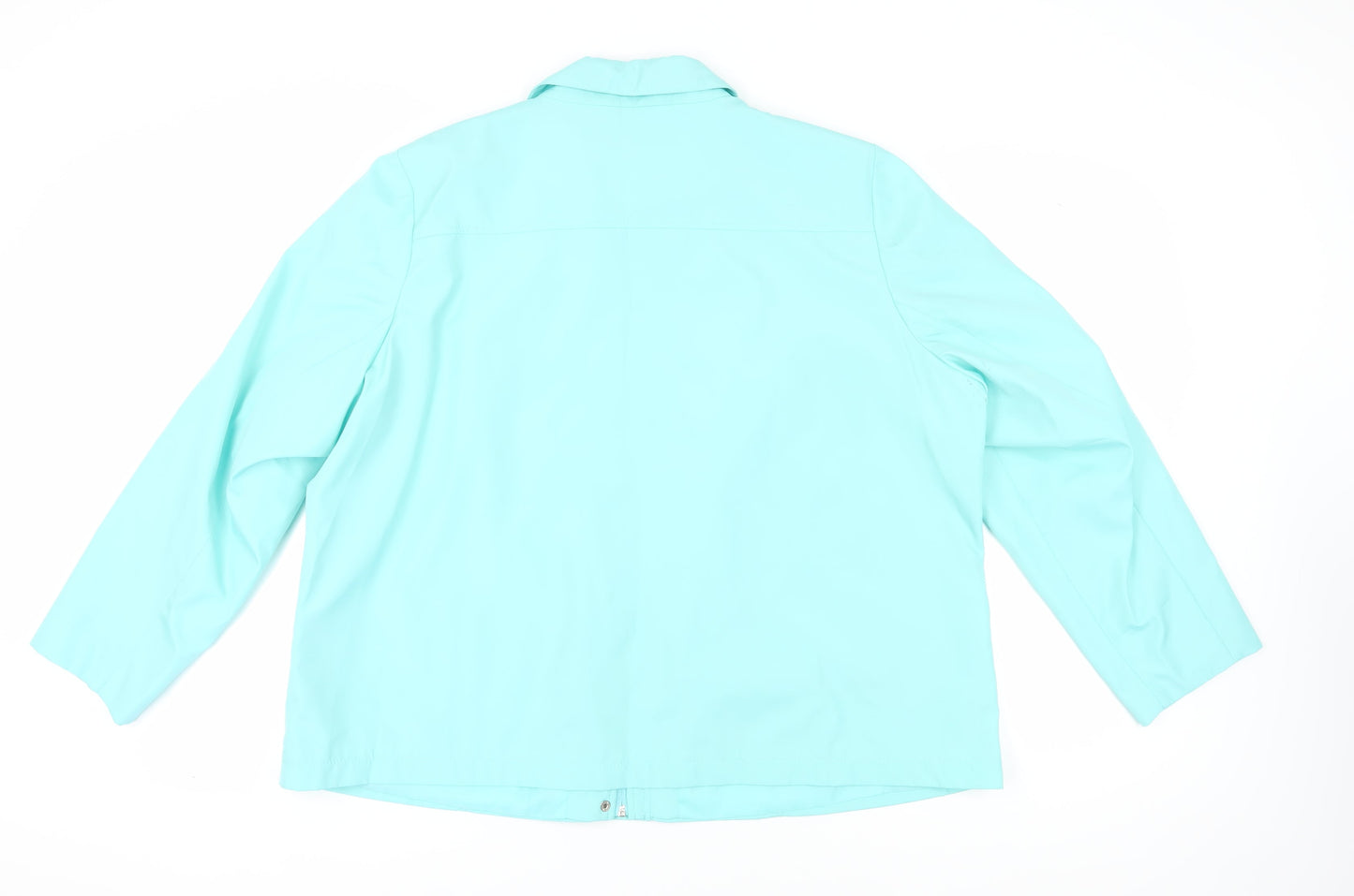 Bm Collection Women's Blue XL Zip Jacket