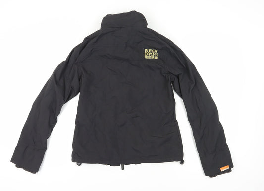 Superdry Men's Black Basic Jacket, L, Zip Closure