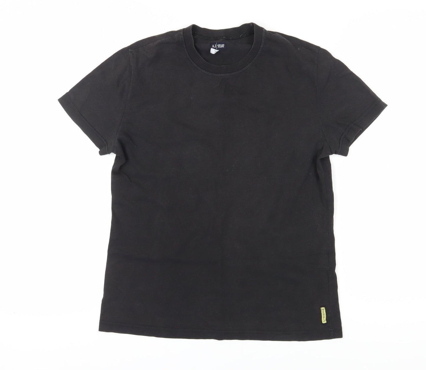 Armani Jeans Men's Black T-Shirt - Size M