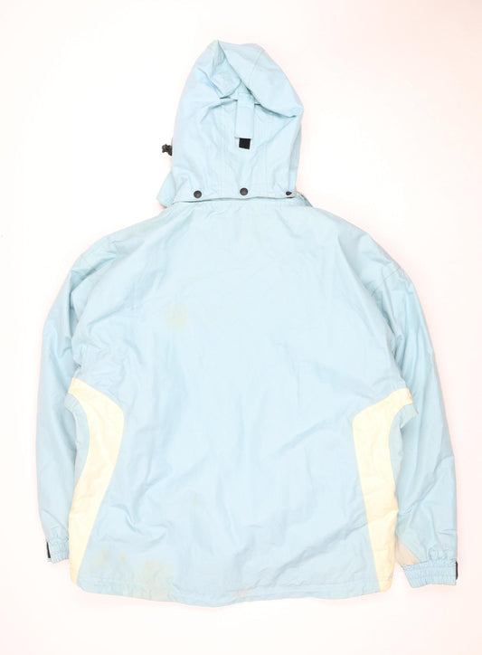 Trespass Women's Blue Waterproof Parka Jacket Size L