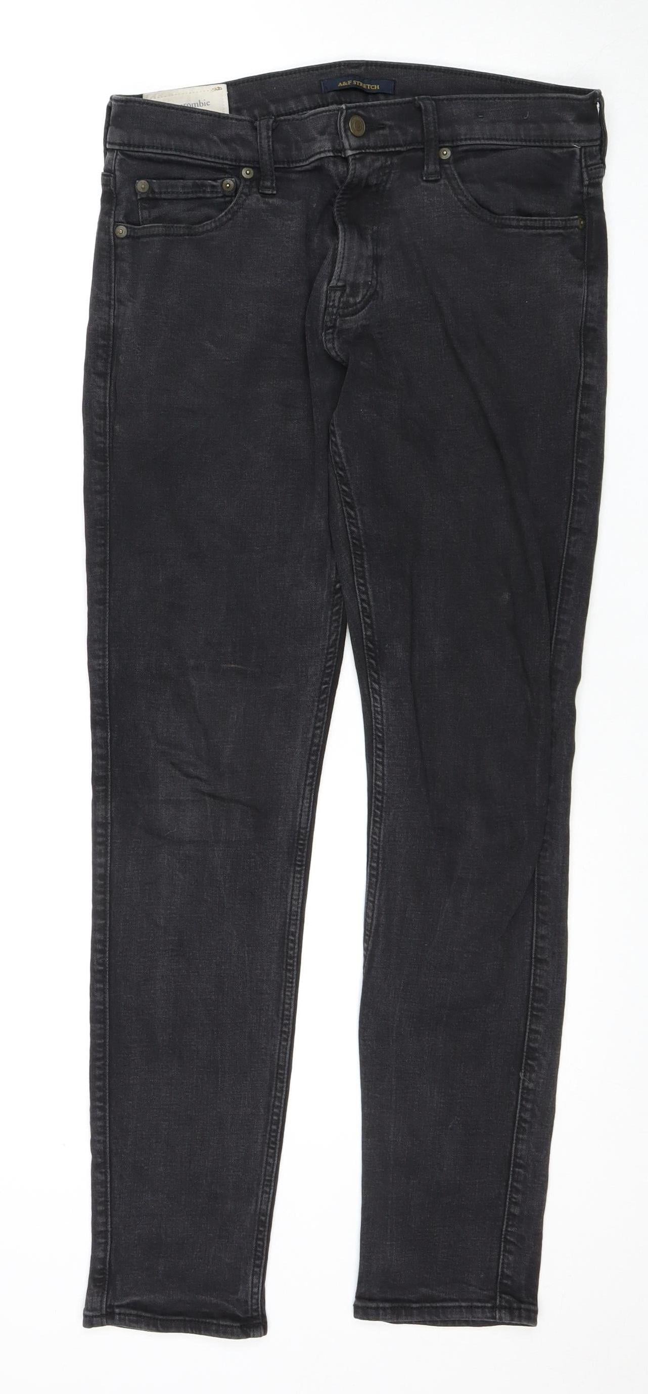 Abercrombie & Fitch Men's Black Skinny Jeans 31 32