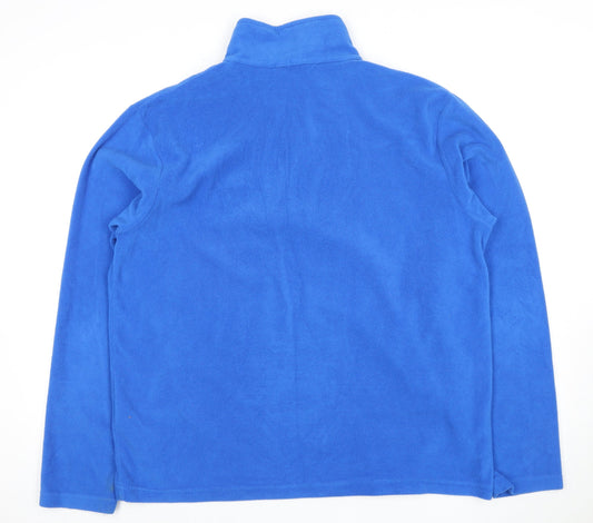 Regatta Men's Blue 1/2 Zip Fleece Sweatshirt XL