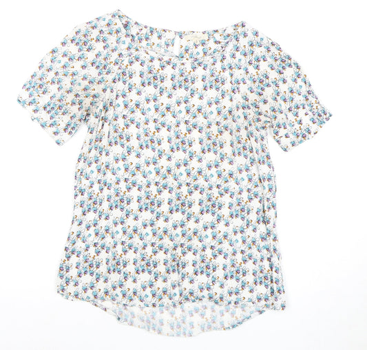 Womens UK Size 8 White Stuff Multicoloured Cotton Blouse
