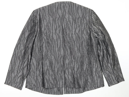 Eastex Women's Grey Jacket Size 16, Polyester Blend