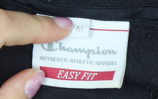Champion Unisex Black Medium Pullover Sweatshirt