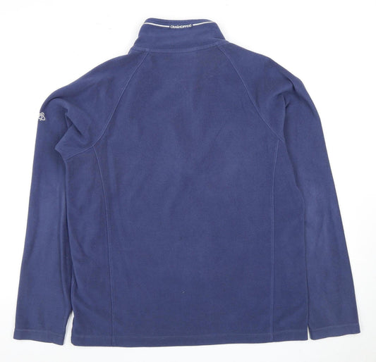 Craghoppers Men's Blue Lightweight 1/4 Zip Sweatshirt S