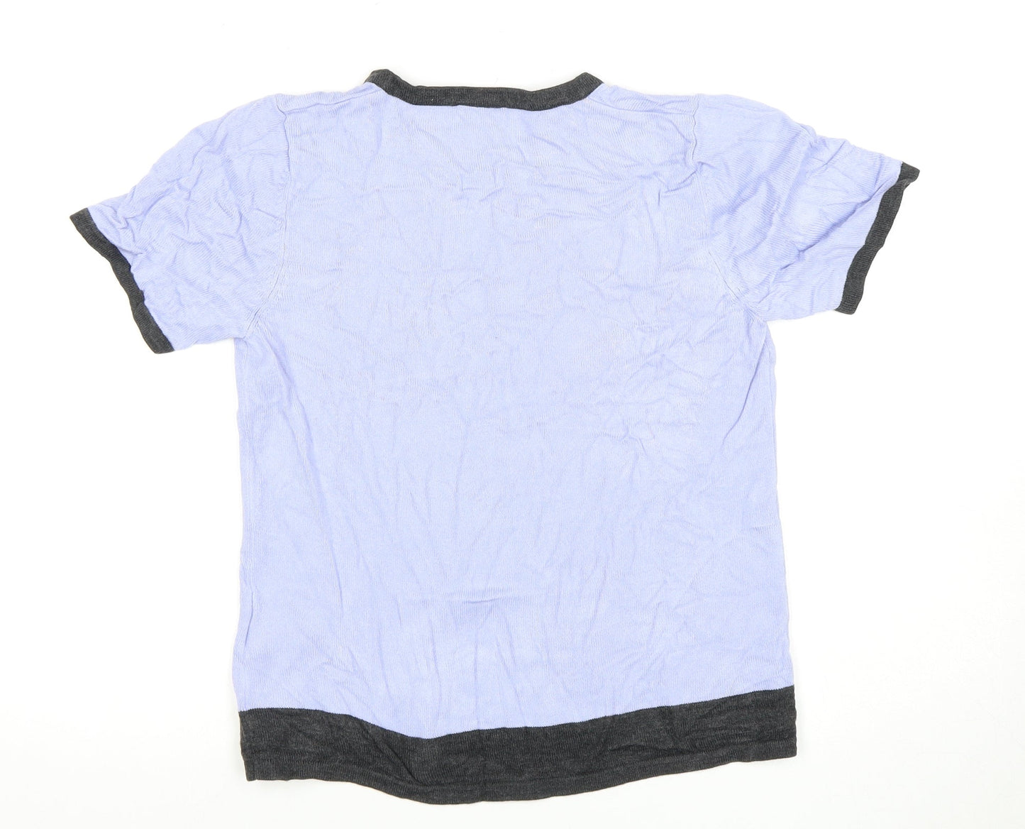 Eastex Women Blue Ringer T-Shirt, Size 10