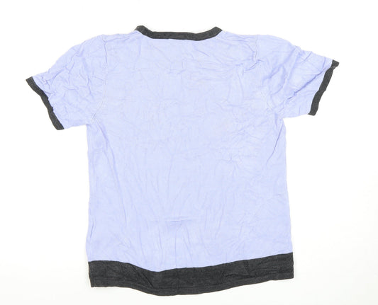 Eastex Women Blue Ringer T-Shirt, Size 10