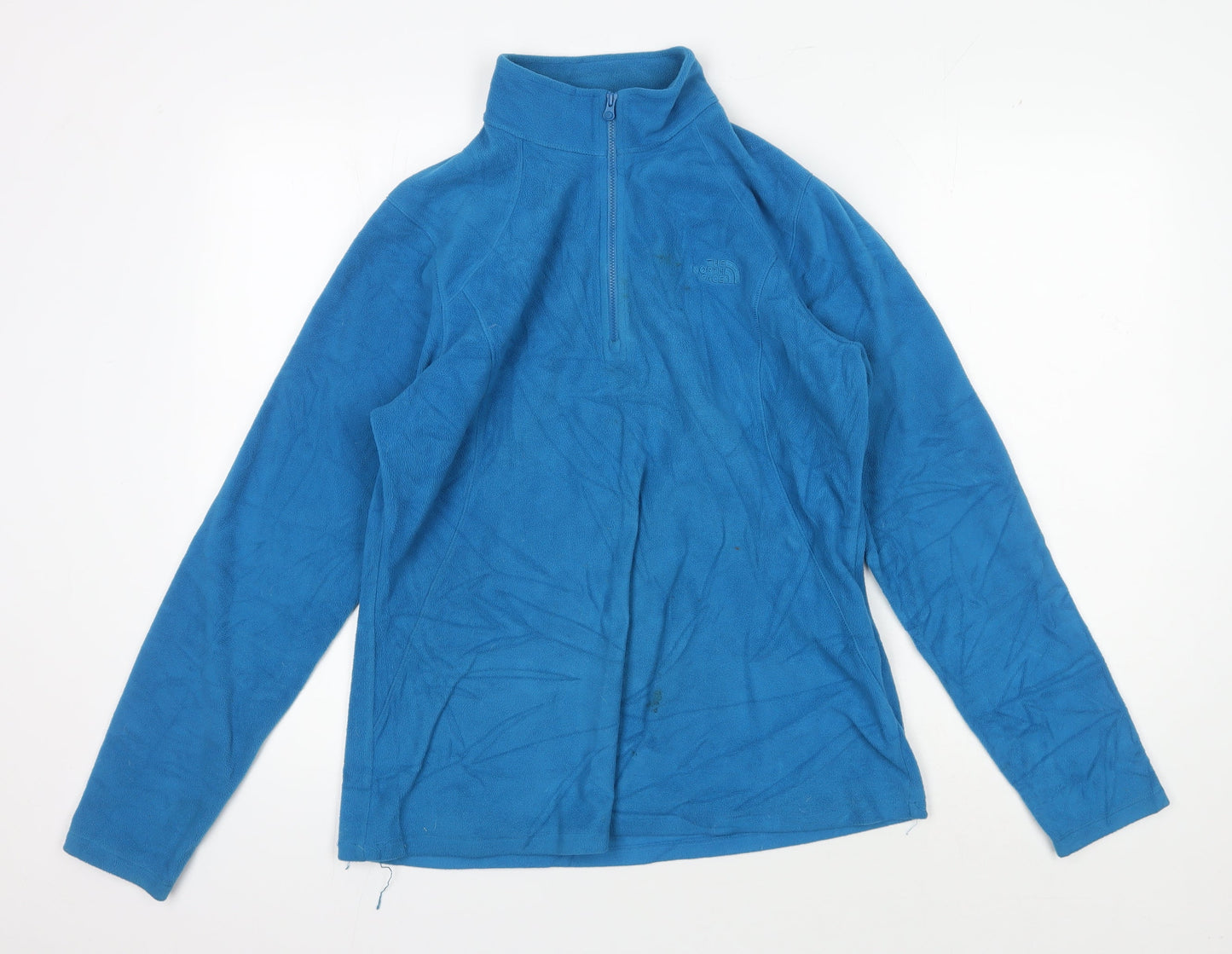 The North Face Women's Blue Pullover Fleece Sweatshirt L