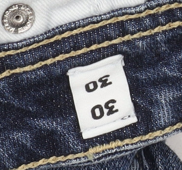 Jack & Jones Men's Blue Straight Jeans Size 30