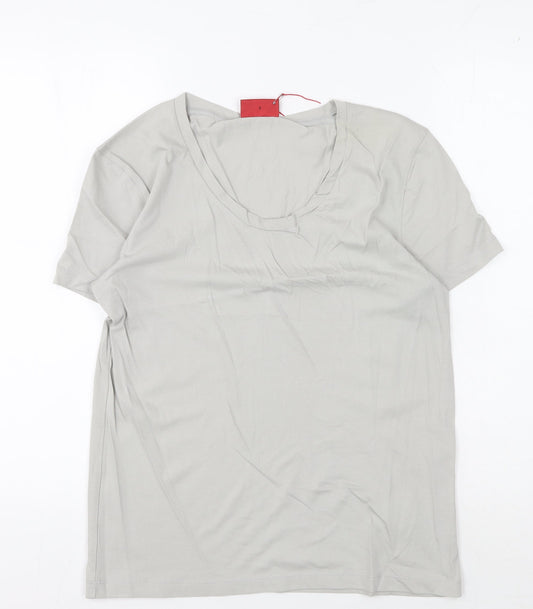 Hugo Boss Men's Grey Cotton T-Shirt - Size S, New