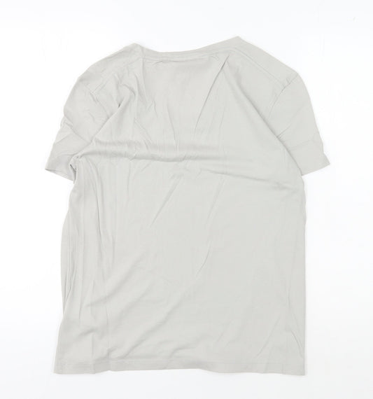 Hugo Boss Men's Grey Cotton T-Shirt - Size S, New