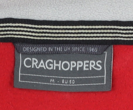 Craghoppers Men's Red 1/4 Zip Fleece Sweatshirt M