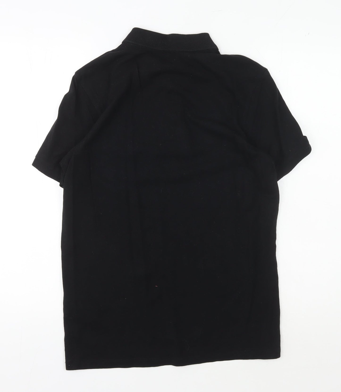 Jack & Jones Men's Black Polo Shirt S Short Sleeve Logo