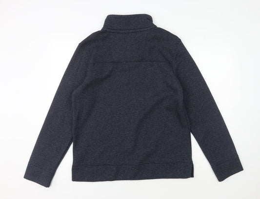 Fat Face Men's Blue Small 1/2 Zip Sweatshirt