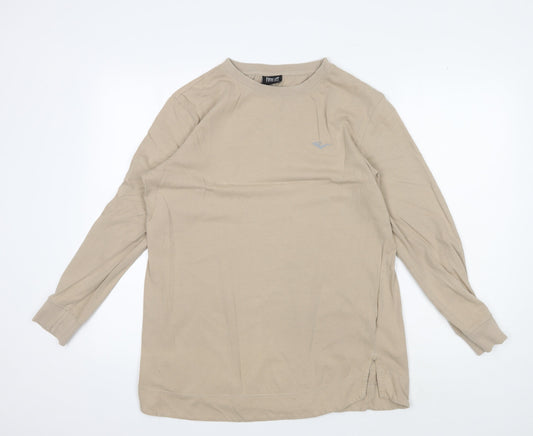 Everlast Beige Long Sleeve Pullover Top Unisex Size 14