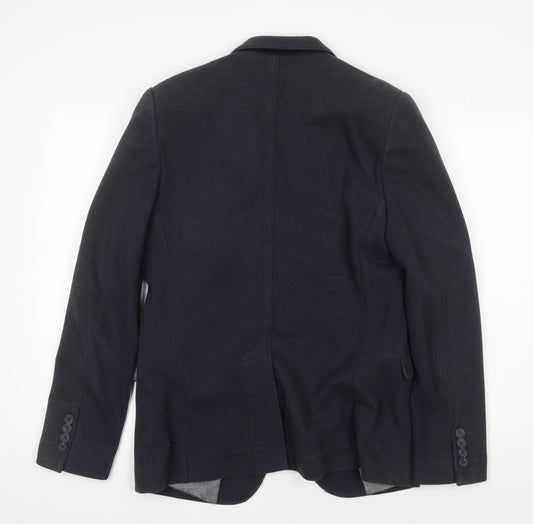 Feraud Men's Black Blazer Size 40 Classic Style